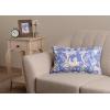 imageMaison d Hermine Decorative Pillow Cover 100 Cotton 20 Inch x 20 Inch Toile Cushion Covers with Invisible Zipper for Sofa Couch Home Pale Garden  Saumon Romantic Poppy  SpringSummer04  Joli Jouy  Blue