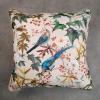 imageMaison d Hermine Decorative Pillow Cover 100 Cotton 20 Inch x 20 Inch Toile Cushion Covers with Invisible Zipper for Sofa Couch Home Pale Garden  Saumon Romantic Poppy  SpringSummer23  Hokuzai  Beige