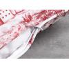 imageMaison d Hermine Decorative Pillow Cover 100 Cotton 20 Inch x 20 Inch Toile Cushion Covers with Invisible Zipper for Sofa Couch Home Pale Garden  Saumon Romantic Poppy  SpringSummer27  Trianon  Red