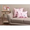 imageMaison d Hermine Decorative Pillow Cover 100 Cotton 20 Inch x 20 Inch Toile Cushion Covers with Invisible Zipper for Sofa Couch Home Pale Garden  Saumon Romantic Poppy  SpringSummer25  Pale Garden  Rps