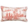 imageMaison d Hermine Decorative Pillow Cover 100 Cotton Toile Washable Cushion Cover with Invisible Zipper for Bed Living Room Home Dcor Sofa Katmandou  Samba  SpringSummer 20quotx20quot12  Calais  Cardinal