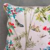 imageMaison d Hermine Decorative Pillow Cover 100 Cotton Toile Washable Cushion Cover with Invisible Zipper for Bed Living Room Home Dcor Sofa Katmandou  Samba  SpringSummer 20quotx20quot22  Canne  Pale Pink
