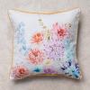 imageMaison d Hermine Decorative Pillow Cover 100 Cotton Toile Washable Cushion Cover with Invisible Zipper for Bed Living Room Home Dcor Sofa Katmandou  Samba  SpringSummer 20quotx20quot25  Floral  White