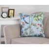 imageMaison d Hermine Decorative Pillow Cover 100 Cotton Toile Washable Cushion Cover with Invisible Zipper for Bed Living Room Home Dcor Sofa Katmandou  Samba  SpringSummer 20quotx20quot19  Canne  Pastel Blue