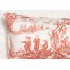 imageMaison d Hermine Decorative Pillow Cover 100 Cotton Toile Washable Cushion Cover with Invisible Zipper for Bed Living Room Home Dcor Sofa Katmandou  Samba  SpringSummer 20quotx20quot12  Calais  Cardinal