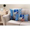 imageMaison d Hermine Decorative Pillow Cover 100 Cotton Toile Washable Cushion Cover with Invisible Zipper for Bed Living Room Home Dcor Sofa Katmandou  Samba  SpringSummer 20quotx20quot16  Secret Garden  Blue Nights