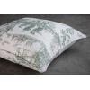 imageMaison d Hermine Decorative Pillow Cover 100 Cotton Toile Washable Cushion Cover with Invisible Zipper for Bed Living Room Home Dcor Sofa Katmandou  Samba  SpringSummer 20quotx20quot08  Calais  Antique Green