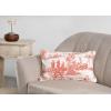 imageMaison d Hermine Decorative Pillow Cover 100 Cotton Toile Washable Cushion Cover with Invisible Zipper for Bed Living Room Home Dcor Sofa Katmandou  Samba  SpringSummer 20quotx20quot12  Calais  Cardinal