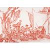 imageMaison d Hermine Decorative Pillow Cover 100 Cotton Toile Washable Cushion Cover with Invisible Zipper for Bed Living Room Home Dcor Sofa Katmandou  Samba  SpringSummer 20quotx20quot12  Calais  Cardinal