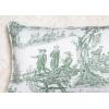 imageMaison d Hermine Decorative Pillow Cover 100 Cotton Toile Washable Cushion Cover with Invisible Zipper for Bed Living Room Home Dcor Sofa Katmandou  Samba  SpringSummer 20quotx20quot08  Calais  Antique Green