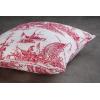 imageMaison d Hermine Decorative Pillow Cover 100 Cotton Toile Washable Cushion Cover with Invisible Zipper for Bed Living Room Home Dcor Sofa Katmandou  Samba  SpringSummer 20quotx20quot17  Calais  Red