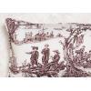 imageMaison d Hermine Decorative Pillow Cover 100 Cotton Toile Washable Cushion Cover with Invisible Zipper for Bed Living Room Home Dcor Sofa Katmandou  Samba  SpringSummer 20quotx20quot13  Calais  Charcoal