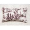 imageMaison d Hermine Decorative Pillow Cover 100 Cotton Toile Washable Cushion Cover with Invisible Zipper for Bed Living Room Home Dcor Sofa Katmandou  Samba  SpringSummer 20quotx20quot13  Calais  Charcoal