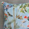 imageMaison d Hermine Decorative Pillow Cover 100 Cotton Toile Washable Cushion Cover with Invisible Zipper for Bed Living Room Home Dcor Sofa Katmandou  Samba  SpringSummer 20quotx20quot19  Canne  Pastel Blue