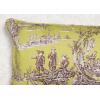 imageMaison d Hermine Decorative Pillow Cover 100 Cotton Toile Washable Cushion Cover with Invisible Zipper for Bed Living Room Home Dcor Sofa Katmandou  Samba  SpringSummer 20quotx20quot06  Calais  Celery