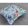 imageMaison d Hermine Decorative Pillow Cover 100 Cotton Toile Washable Cushion Cover with Invisible Zipper for Bed Living Room Home Dcor Sofa Katmandou  Samba  SpringSummer 20quotx20quot19  Canne  Pastel Blue