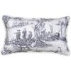 imageMaison d Hermine Decorative Pillow Cover 100 Cotton Toile Washable Cushion Cover with Invisible Zipper for Bed Living Room Home Dcor Sofa Katmandou  Samba  SpringSummer 20quotx20quot14  Calais  Paloma Grey