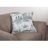 imageMaison d Hermine Decorative Pillow Cover 100 Cotton Toile Washable Cushion Cover with Invisible Zipper for Bed Living Room Home Dcor Sofa Katmandou  Samba  SpringSummer 20quotx20quot08  Calais  Antique Green