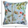 imageMaison d Hermine Decorative Pillow Cover 100 Cotton Toile Washable Cushion Cover with Invisible Zipper for Bed Living Room Home Dcor Sofa Katmandou  Samba  SpringSummer 20quotx20quot19  Canne  Pastel Blue