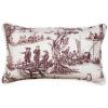 imageMaison d Hermine Decorative Pillow Cover 100 Cotton Toile Washable Cushion Cover with Invisible Zipper for Bed Living Room Home Dcor Sofa Katmandou  Samba  SpringSummer 20quotx20quot13  Calais  Charcoal