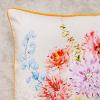 imageMaison d Hermine Decorative Pillow Cover 100 Cotton Toile Washable Cushion Cover with Invisible Zipper for Bed Living Room Home Dcor Sofa Katmandou  Samba  SpringSummer 20quotx20quot26  Floral  Beige