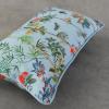 imageMaison d Hermine Decorative Pillow Cover 100 Cotton Toile Washable Cushion Cover with Invisible Zipper for Bed Living Room Home Dcor Sofa Katmandou  Samba  SpringSummer 20quotx20quot19  Canne  Pastel Blue