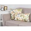 imageMaison d Hermine Decorative Pillow Cover 100 Cotton Toile Washable Cushion Cover with Invisible Zipper for Bed Living Room Home Dcor Sofa Katmandou  Samba  SpringSummer 20quotx20quot20  Canne  Light Beige