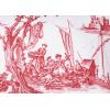 imageMaison d Hermine Decorative Pillow Cover 100 Cotton Toile Washable Cushion Cover with Invisible Zipper for Bed Living Room Home Dcor Sofa Katmandou  Samba  SpringSummer 20quotx20quot17  Calais  Red