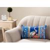 imageMaison d Hermine Decorative Pillow Cover 100 Cotton Toile Washable Cushion Cover with Invisible Zipper for Bed Living Room Home Dcor Sofa Katmandou  Samba  SpringSummer 20quotx20quot16  Secret Garden  Blue Nights