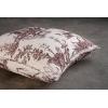 imageMaison d Hermine Decorative Pillow Cover 100 Cotton Toile Washable Cushion Cover with Invisible Zipper for Bed Living Room Home Dcor Sofa Katmandou  Samba  SpringSummer 20quotx20quot13  Calais  Charcoal