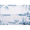 imageMaison d Hermine Decorative Pillow Cover 100 Cotton Toile Washable Cushion Cover with Invisible Zipper for Bed Living Room Home Dcor Sofa Katmandou  Samba  SpringSummer 20quotx20quot09  Calais  Blue