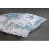 imageMaison d Hermine Decorative Pillow Cover 100 Cotton Toile Washable Cushion Cover with Invisible Zipper for Bed Living Room Home Dcor Sofa Katmandou  Samba  SpringSummer 20quotx20quot09  Calais  Blue
