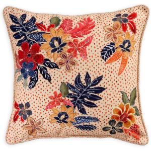 imageMaison d Hermine Decorative Pillow Cover 100 Cotton 20 Inch x 20 Inch Toile Cushion Covers with Invisible Zipper for Sofa Couch Home Pale Garden  Saumon Romantic Poppy  SpringSummer22  Kalahari