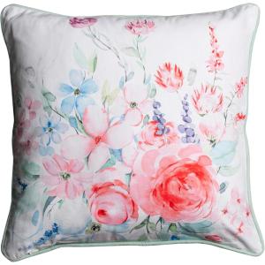 imageMaison d Hermine Decorative Pillow Cover 100 Cotton 20 Inch x 20 Inch Toile Cushion Covers with Invisible Zipper for Sofa Couch Home Pale Garden  Saumon Romantic Poppy  SpringSummer16  Pale Garden  Sg