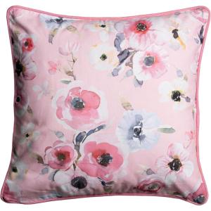 imageMaison d Hermine Decorative Pillow Cover 100 Cotton 20 Inch x 20 Inch Toile Cushion Covers with Invisible Zipper for Sofa Couch Home Pale Garden  Saumon Romantic Poppy  SpringSummer25  Pale Garden  Rps