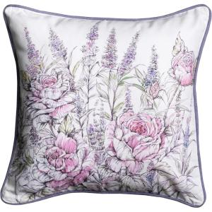 imageMaison d Hermine Decorative Pillow Cover 100 Cotton 20 Inch x 20 Inch Toile Cushion Covers with Invisible Zipper for Sofa Couch Home Pale Garden  Saumon Romantic Poppy  SpringSummer10  Rose Lavender Sage  Lp