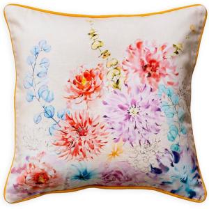 imageMaison d Hermine Decorative Pillow Cover 100 Cotton Toile Washable Cushion Cover with Invisible Zipper for Bed Living Room Home Dcor Sofa Katmandou  Samba  SpringSummer 20quotx20quot26  Floral  Beige