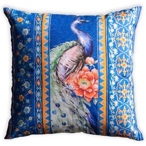 imageMaison d Hermine Decorative Pillow Cover 100 Cotton Toile Washable Cushion Cover with Invisible Zipper for Bed Living Room Home Dcor Sofa Katmandou  Samba  SpringSummer 20quotx20quot16  Secret Garden  Blue Nights