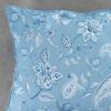 imageMaison d Hermine Decorative Cushion Cover 100 Cotton 18quotx18quot Toile Washable Pillow Cover with Invisible Zipper for Home Dcor Office Couch Bedroom Nudes  Monstera Dusk  SpringSummer17  Ramage  Steel Blue