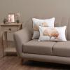 imageMaison d Hermine Decorative Cushion Cover 100 Cotton 18quotx18quot Toile Washable Pillow Cover with Invisible Zipper for Home Dcor Office Couch Bedroom Nudes  Monstera Dusk  SpringSummer14  Nudes  Gingko Light