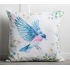 imageMaison d Hermine Decorative Cushion Cover 100 Cotton 18quotx18quot Toile Washable Pillow Cover with Invisible Zipper for Home Dcor Office Couch Bedroom Nudes  Monstera Dusk  SpringSummer09  Artist Garden  Happy Bird