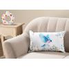 imageMaison d Hermine Decorative Cushion Cover 100 Cotton 18quotx18quot Toile Washable Pillow Cover with Invisible Zipper for Home Dcor Office Couch Bedroom Nudes  Monstera Dusk  SpringSummer09  Artist Garden  Happy Bird