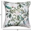 imageMaison d Hermine Decorative Cushion Cover 100 Cotton 18quotx18quot Toile Washable Pillow Cover with Invisible Zipper for Home Dcor Office Couch Bedroom Nudes  Monstera Dusk  SpringSummer21  Solstice  Ecru