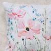 imageMaison d Hermine Decorative Cushion Cover 100 Cotton 18quotx18quot Toile Washable Pillow Cover with Invisible Zipper for Home Dcor Office Couch Bedroom Nudes  Monstera Dusk  SpringSummer27  Delphinium  White