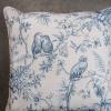 imageMaison d Hermine Decorative Cushion Cover 100 Cotton 18quotx18quot Toile Washable Pillow Cover with Invisible Zipper for Home Dcor Office Couch Bedroom Nudes  Monstera Dusk  SpringSummer07  Jouy Paradise  Blue