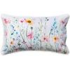 imageMaison d Hermine Decorative Cushion Cover 100 Cotton 18quotx18quot Toile Washable Pillow Cover with Invisible Zipper for Home Dcor Office Couch Bedroom Nudes  Monstera Dusk  SpringSummer27  Delphinium  White