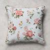 imageMaison d Hermine Decorative Cushion Cover 100 Cotton 18quotx18quot Toile Washable Pillow Cover with Invisible Zipper for Home Dcor Office Couch Bedroom Nudes  Monstera Dusk  SpringSummer23  Swyncombe  Coral