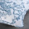 imageMaison d Hermine The Miller  Antique Green with White Background 100 Cotton Decorative Pillow Cover for Couch Sofa Cushion Covers Bedroom Home Living Room 20quotx20quot07  the Miller  Blue White Background