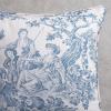 imageMaison d Hermine The Miller  Antique Green with White Background 100 Cotton Decorative Pillow Cover for Couch Sofa Cushion Covers Bedroom Home Living Room 20quotx20quot03  the Miller  Denim