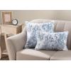 imageMaison d Hermine The Miller  Antique Green with White Background 100 Cotton Decorative Pillow Cover for Couch Sofa Cushion Covers Bedroom Home Living Room 20quotx20quot07  the Miller  Blue White Background